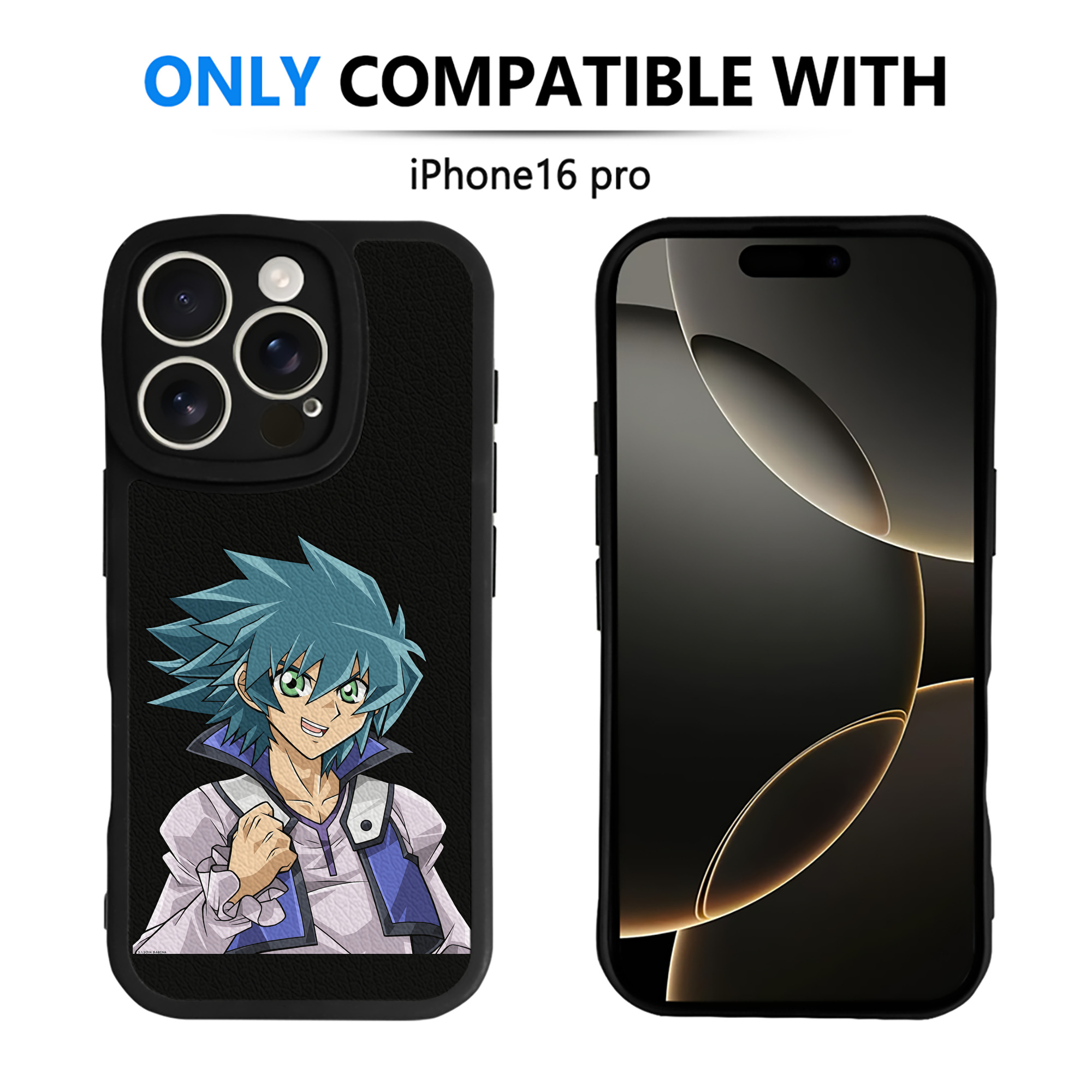 （画像用） 遊☆戯☆王 Yu-Gi-Oh! 【iPhone 16シリーズ対応】シリコンスマホケース（レザー調） 材質：シリコン